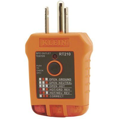 KLEIN TOOLS® GFCI RECEPTACLE TESTER