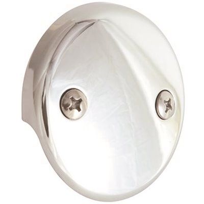PROPLUS BATH DRAIN FACE PLATE, TWO HOLE, PACK OF 10