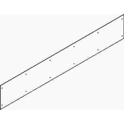 Don-Jo SATIN NICKEL ALUMINUM DOOR KICK PLATE 6 IN. X 34 IN