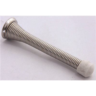 TAYMOR INDUSTRIES INC HEAVY DUTY SPRING DOORSTOP CHROME 3 3/4 INCH
