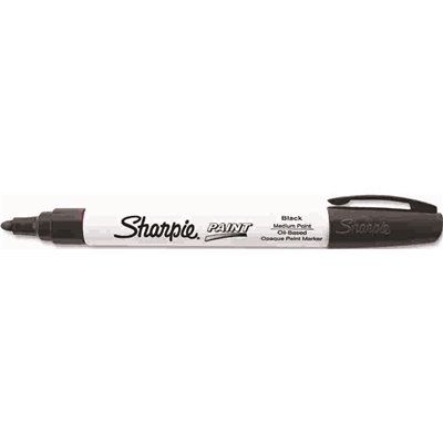 Sharpie Permanent Paint Marker, Medium Point, Black