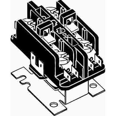 DEFINITE PURPOSE CONTACTOR, 30 AMP, 2 POLE