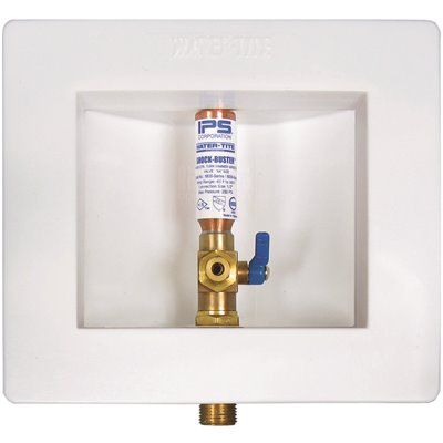 IPS Corporation IPS Water-Tite Icemaker Valve Outlet Box with 1/4 Turn Valve and Water Hammer Ar