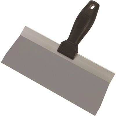 DRYWALL BLUE STEEL TAPING KNIFE 10 IN., PLASTIC HANDLE