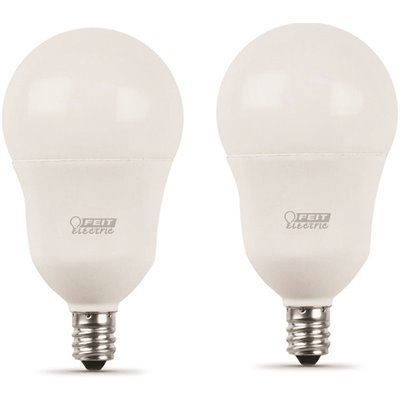 Feit Electric 60-Watt Equivalent A15 Candelabra Dimmable CEC Title 24 Compliant LED 90+ CRI Ligh