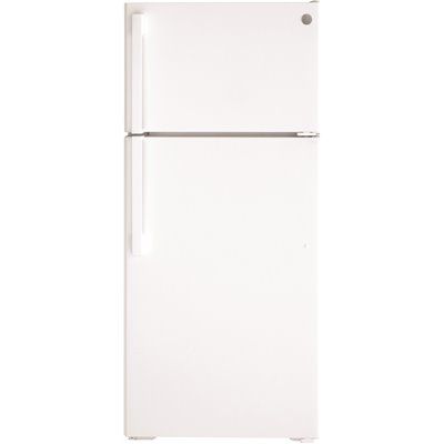 GE 16.6 cu. ft. Top Freezer Refrigerator in White