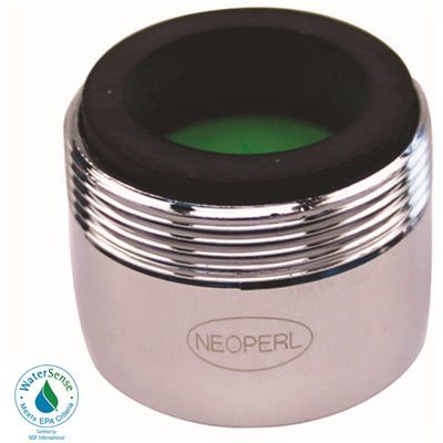 NEOPERL PERLATOR® REGULAR DUAL THREAD AERATOR, 1.5 GPM, 15/16 IN.-27 X 55/64 IN.-27, CHROME, PAC