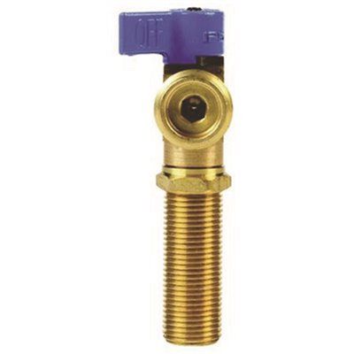 WASHER OUTLET BOX VALVE 1/2 IN SWEAT BLUE HANDLE