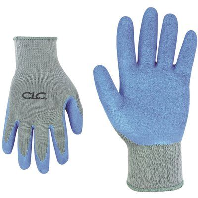 CLC® LATEX DIP GRIPPER GLOVES WITH ELASTICIZED KNIT WRISTS, EXTRA-LARGE