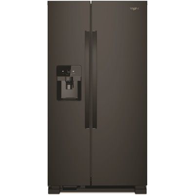 Whirlpool 21.4 cu. ft. Side by Side Refrigerator in Black