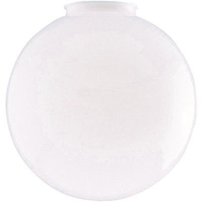 FD.Westinghouse 6 in. White Polycarbonate Globe with 3-1/4 in. Fitter