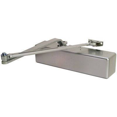 ADA BARRIER FREE DOOR CLOSER ALUM FINISH SIZE 1-4 WITH BACKCHECK