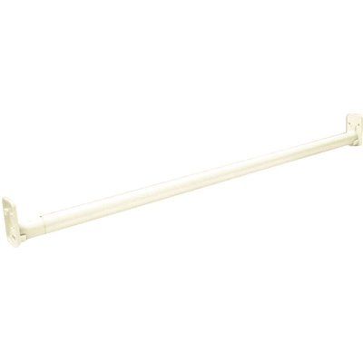 FD.ClosetMaid Selectives 30 in. - 48 in. White Adjustable Teardrop Closet Rod