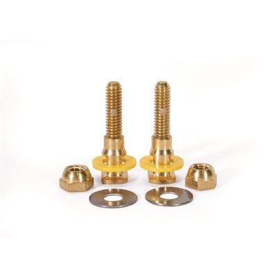 Fluidmaster SetFast Pro 5/16 in. x 2-1/4 in. No Cut Brass Closet Toilet Bolt Kit