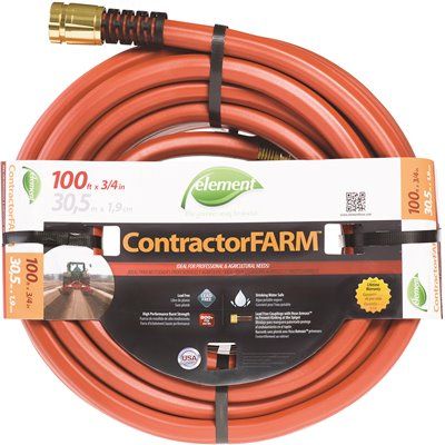 SWAN® ELEMENT™ CONTRACTOR FARM HOSE, 3/4 IN. X 100 FT. BRICK