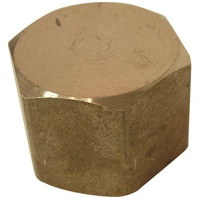 WATTS BRASS CAP 1/8 IN., LEAD FREE