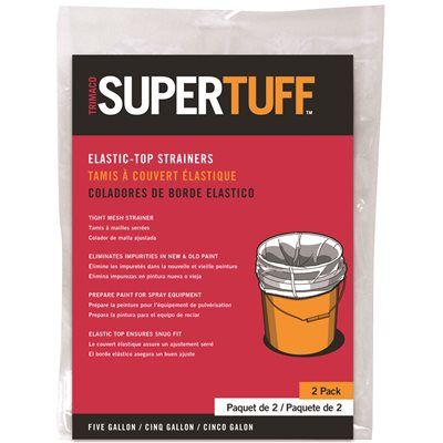 Trimaco TRIMACO ELASTIC TOP PAINT STRAINER, 5 GALLON SIZE, 2 PER PACK