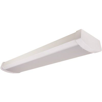 Commercial Electric 48 in. 4,000 Lumens Integrated LED White Wraparound