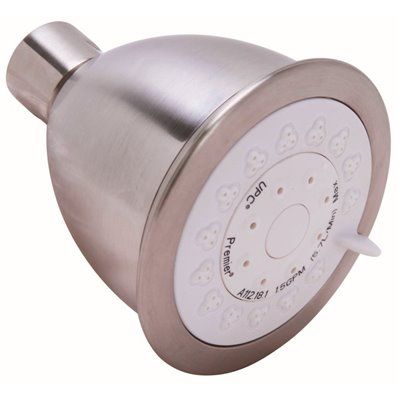 PREMIER® 3-FUNCTION SHOWERHEAD, 1.5 GPM, BRUSHED NICKEL