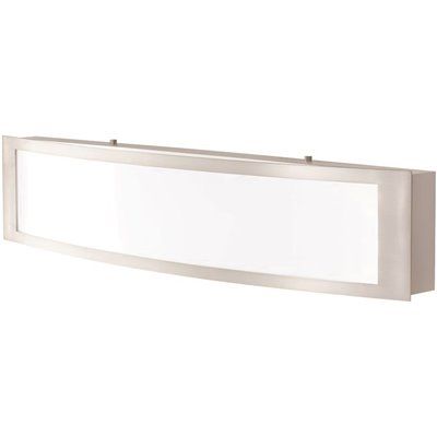 Home Decorators Collection 180-Watt Equivalent Brushed Nickel Integrated LED Vanity Light