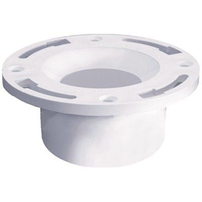 PVC SCHEDULE POPTOP TOILET FLANGE 4 IN