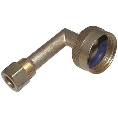 WHIRLPOOL® ELBOW HOSE FITTING, 3/4 IN. X 3/8 IN.
