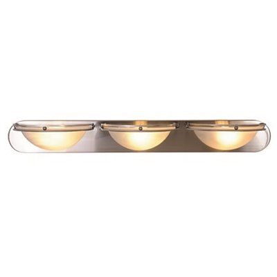 Generic Unbranded 3-Light Brushed Nickel Bath Light