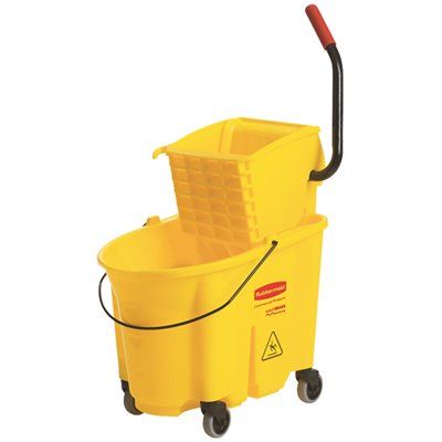 WAVEBRAKE SIDE PRESS COMBO BUCKET 35 QT YELLOW