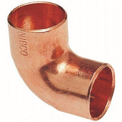 NIBCO 3/4 in. Wrot Copper 90-Degree Cup x Cup Elbow Fitting (25/Jar)