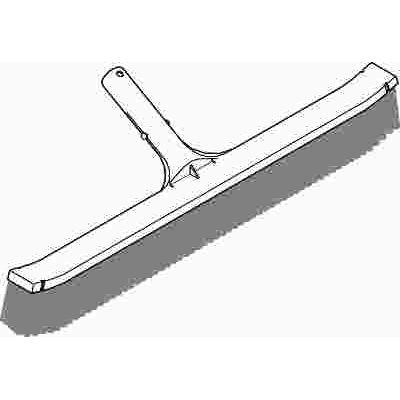 POOL BACK BRUSH, COMMERCIAL ALUMINUM 24 IN