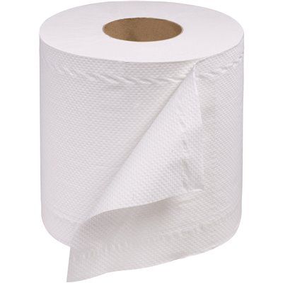 RENOWN® CENTER-PULL 2-PLY PAPER TOWELS, WHITE, 6.92X12.00 IN., 6 ROLLS PER CASE
