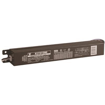 KEYSTONE TECHNOLOGIES T12 FLUORESCENT BALLAST, ELECTRONIC RAPID START, 120 VOLT, 50/60 HZ, 2 LAMP