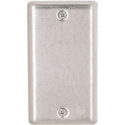 HUBBELL HANDY BOX COVER BLANK NO HOLES