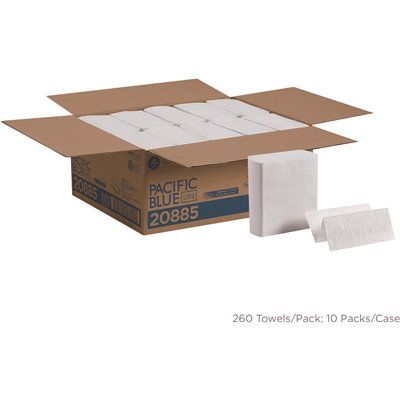 BIGFOLD Z C FOLD PAPER TOWELS 10 PACKAGES PER CASE