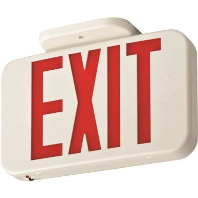 Lithonia Lighting Contractor Select Integrated LED White Exit Sign