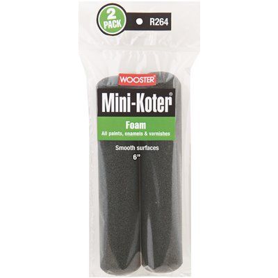 FD.Wooster 6 in. Mini-Koter Foam Roller (2-Pack)