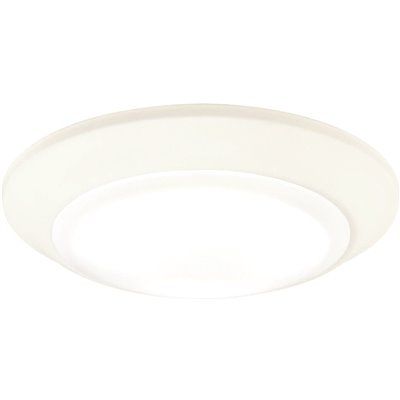 FD.Westinghouse 15-Watt White Indoor/Outdoor Integrated LED Flush Mount