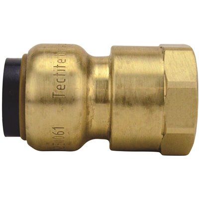 Tectite 1/2 in. Brass Push-to-Connect x Female Pipe Thread Adapter