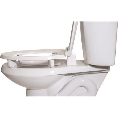 FD.CENTOCO ADA Compliant 3 in. Raised Elongated Closed Front with Cover Toilet Seat in White
