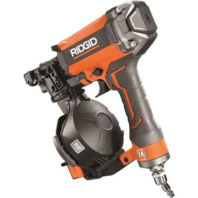 FD.RIDGID Pneumatic 15 Deg. 1-3/4 in. Coil Roofing Nailer