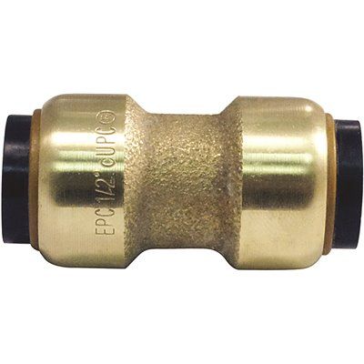 Tectite 1/2 in. Brass Push-to-Connect Coupling
