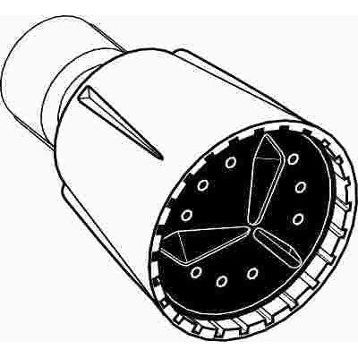 Proplus 1-Spray 2.5 in. Showerhead with ABS Ball Joint 2.5 GPM Showerhead in Chrome