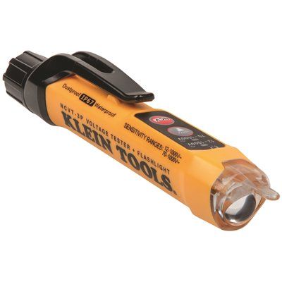 Klein Tools Dual Range Non Contact Voltage Tester with Flashlight 12-1000V AC