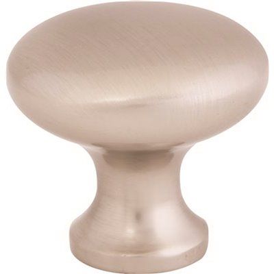 ANVIL MARK® CABINET KNOB, 1-1/8 IN., BRUSHED NICKEL, 25 PER PACK