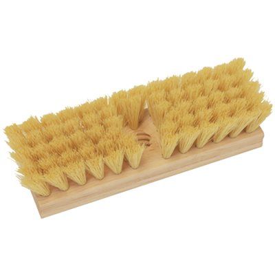 O-Cedar DECK SCRUB BRUSH WITH TAMPICO FIBERS, 10-INCH, 12 PER CASE