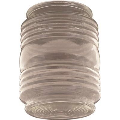 JELLY JAR CEILING FIXTURE REPLACEMENT GLASS, CLEAR, 4-3/4 IN., 3-1/8 IN. FITTER, 4 PER BOX