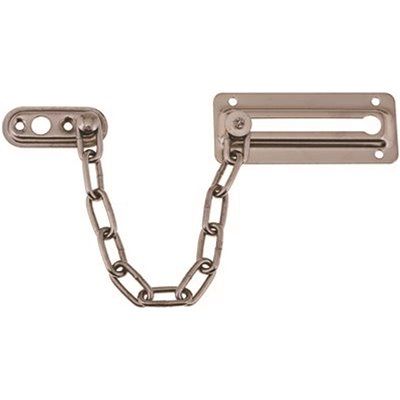 Anvil Mark Chrome Door Check Chain Latch