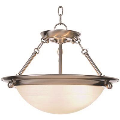 BRSH NICKEL CONTEMPO CHANDELIER