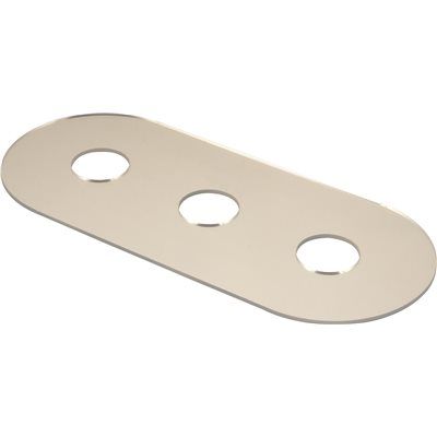 TUB AND SHOWER COVER PLATE THREE HANDLE