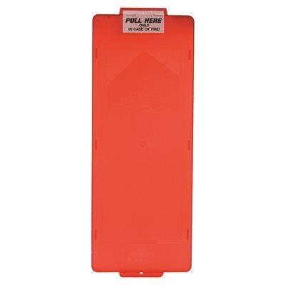 BROOKS&#39; MARK II SERIES FIRE EXTINGUISHER CABINET COVER, RED, LARGE